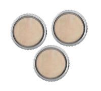 Base Pulsante per Tromba con Intarsio Shell, 3 Pezzi | Colore Beige, Design con Chiusura a Pressione, Accessori per Tuba e Tromba, Finitura Metallo e Shell