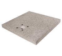 Base Quadrata 40x40x5 cm per Fontane con Ghiera Grande in Cemento Belfer