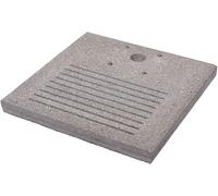 Base Quadrata in Cemento 40x40 Cm con fenditore per Scarico per fontane