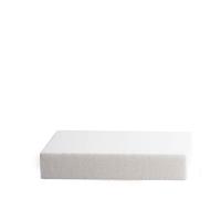 Base quadrata in polistirolo bianco h5 35x35 cm