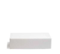 Decora 0174057 Basi quadrate in polistirolo ideali per esercitazioni e per realizzare torte a piani dall'aspetto perfetto, Dim. 35 X 35 X H 7,5 CM