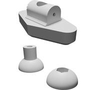Base Ram Mount per Supporto Ventosa Staffa Kit Assemblaggio 3 Pezzi 3D