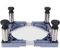 Base regolabile for lavatrice, altezza base rialzata 15-18 cm, vassoio for asciugatrice e frigorifero, supporto for condizionatore d'aria verticale, grande contenitore for piante, lunghezza/larghezza