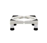Base regolabile per lavatrice e frigorifero, piedistallo rialzante, 50-75 cm, antivibrazione, supporto per lavatrice/lavastoviglie, a prova di umidità, altezza 10/15/20/25 cm, telaio robusto