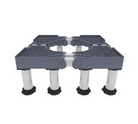 Base Regolabile per Lavatrice, Macchina Stand Frigo Base Lunghezza/Larghezza 16.5-26in Altezza 9.1-10.6in Supporti 300kg Base per Lavastoviglie per Lavatrice Asciugatrici 8 Piedini Gray