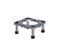 Base regolabile per lavatrice - Supporto antivibrante multifunzionale per asciugatrice, frigorifero e congelatore, portata massima 400 kg, lunghezza/larghezza 40-65 cm(4legs,19-22cm)