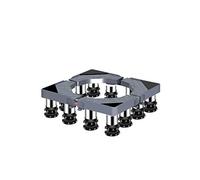 Base regolabile per lavatrice - Supporto antivibrante multifunzionale per asciugatrice, frigorifero e congelatore, portata massima 400 kg, lunghezza/larghezza 40-65 cm(12legs,14-17cm)