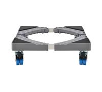 Base regolabile, Supporto for lavatrice regolabile 42-60 cm Lunghezza 11 Altezza 4/8/12 gambe e ruote Opzioni(4 Wheels,11cm)