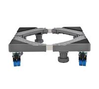 Base regolabile, Supporto for lavatrice regolabile 42-60 cm Lunghezza 11 Altezza 4/8/12 gambe e ruote Opzioni(4 Legs and 4 Wheels,11cm)