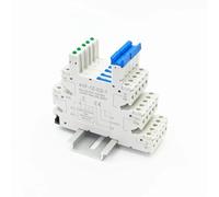 Base relè sottile su guida Din da 5 pezzi Supporto for collegamento a vite da 6,2 mm senza morsettiera relè