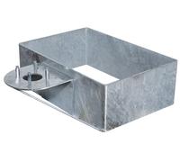 Base Rettangolare da Interrare per Fontane 45x48x15 cm in Acciaio Belfer 42/BSZ