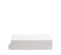 Base rettangolare in polistirolo bianco h7,5 30x40 cm