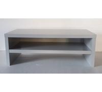 BASE Rialzo TV mobile su misura con vano per decoder e lettore dvd Silver