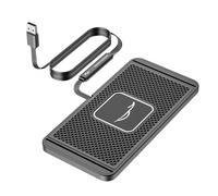 Base Ricarica Wireless per VW Polo Vivo Sedan 2010-2017, Caricatore Wireless Auto Base Antiscivolo Ricarica, Tappetino Ricarica Wireless Auto,1M-USB