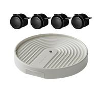 Base Rotolante per | Base Mobile Rotante Robusta 360° | Supporto Rotondo su Ruote | Per Trasportare Vasi Di Fiori, Mobili, Dormitorio, Appartamento, Giardino, Esterno, Patio E Casa