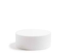 Base rotonda in polistirolo bianco alta 10 Ø20 cm