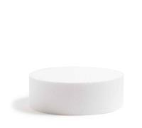 Base rotonda in polistirolo bianco alta 10 Ø30 cm