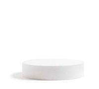 Base rotonda in polistirolo bianco h 5 Ø25 cm