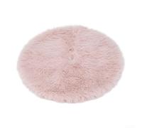 Base rotonda per albero di Natale, copertura in peluche rosa per albero di Natale, da posizionare intorno all'albero di Natale per la decorazione delle festività (rosa, 55,1 cm)