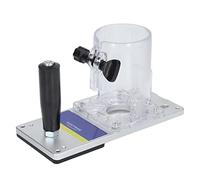 Base Router del Router di Falegnameria in Legno Acrilico, Resistenza Alla Forte Usura Trasparente, Facile da Usare per il Taglio da 6,5 cm