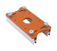 Base Router Trimmer in Legno, Staffa Scanalata da 65 Mm a Filo da 0 a 5 Cm Gamma di Spessore di Legno 2 in 1 Accessorio di Fissaggio a Base