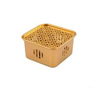 Base scaldavivande in acciaio inox con riscaldamento a candela e design di ventilazione per una distribuzione uniforme del calore, adatto per più impostazioni di tè (B)