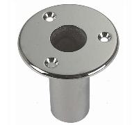 Base Scaletta Inox Ø 25 mm - Supporto di Fissaggio per Scalette di Risalita