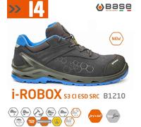 BASE SCARPE ANTINFORTUNISTICA I-ROBOX S3 ESD CI SRC - BS NERO/AZZURRO B1210 +