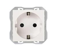 Base Schuko a bornamento rapido, serie 270. Collegamento semplice, perfetto per impianti elettrici in casa e ufficio. Ideale per un uso pratico ed efficiente.