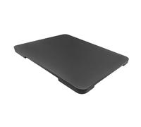 Base scorrevole per macchina da caffè, vassoio estraibile, 40 x 32,5 x 1,5 cm, colore nero