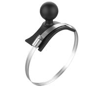 Base sfera C Ram Mount RAM-118U con fascetta su tubi pali di grosse dimensioni