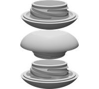 Base Sferica Cam per Venus Box Puzzle Conversione a Sfera Stampato 3D Pezzo