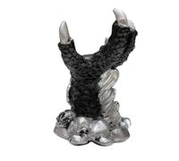 Base, Statua in Resina, Ornamenti Vintage, Supporto a Sfera, Supporto per Sfera di Cristallo con Artiglio del Drago, per l'arredamento da Tavolo del Patio del Giardino di casa e Ufficio (Viola)