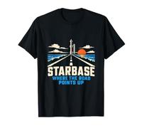 Base stellare Dove la Strada Punta Nave stellare Maglietta