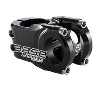 Base Stelo Reverse 40mm Nero in Alluminio 6061 T6 per Bicicletta - Compatibile con Manubri 25,4 mm e 31,8 mm