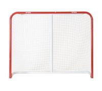 Base Street hockeytor 54", Cancello 137 x 112 x 51 cm, Pieghevole, per Esterni, con Telaio in Metallo, Giardino, Porta per Palle da Hockey e Puck Gioventù Unisex, Colore: Rosso