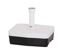 Base-Supporto 45 KG Angolare, Bianco Tubo Plastica 19-54 MM