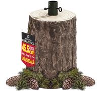 Base Supporto Albero di Natale Tronco Natalizio Attacco Universale Altezza 46 cm