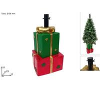 BASE SUPPORTO PER ALBERO DI NATALE TRONCO SACCO CAVALLO PACCO REGALO VARI MODELL