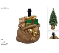 BASE SUPPORTO PER ALBERO DI NATALE TRONCO SACCO CAVALLO PACCO REGALO VARI MODELL