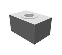 Base Supporto per Lampada Luna - Piedistallo Stampato 3D con Portalampada