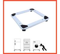 Base Supporto per Lavatrice Asciugatrice Universale con Ruote Carrello Freno
