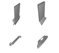 Base Supporto Volante con Porta Telefono per Fanatec F1 Sim Racing Kit a Molla
