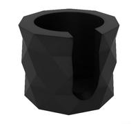 Base Tamper per espresso 51mm Design Ergonomico Compatto Base | Anti-scivolo, pressione uniforme, fondi compatti, perfetto per estrazione per espresso, nero elegante