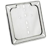 Base Targa Acciaio Inox Per Piaggio Beverly 125 200 250 300 310 400 500