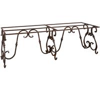 Base Tavolo Ferro Battuto Biscottini Design Robustissima 231x82x74 Arredo