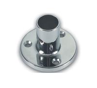 BASE TONDA TUBO 90^ D 25 OTTONE ACCESSORI BARCA NAUTICA