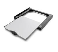 Base Torre Lavatrice Asciugatrice con Ripiano L60+ Dark Nero Meliconi