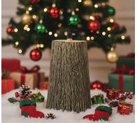 Base Tronco Albero di Natale Finta Legno 35 x 55 cm