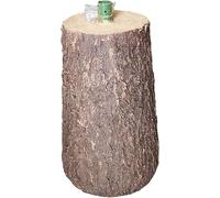 Base Tronco Per Albero Di Natale MARRONE Effetto Legno Real Touch - Base Rialzata, H 55 cm Ceppo x alberi alti fino a 240 cm -Vaso .QUESTA INSERZIONE E' X COLORE MARRONE